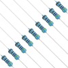 PATIKIL 120pcs 4.7KΩ Resistors 1/4W (0.25 Watt) Metal Film Fixing