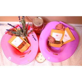 Yoni Steam Seat for At-Home Wellness Toilet - Yoni Throne Color: Pink