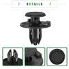 Motoforti Cowl Bumper and Fender Liner Push Clips, Engine Cowl