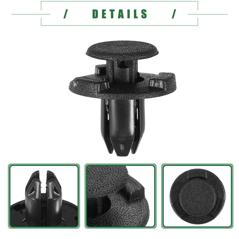 Motoforti Cowl Bumper and Fender Liner Push Clips, Engine Cowl