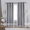 Anytime Home Curtains Blackout and Sheer Layered Solid Window Curtain