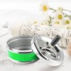 Starlet24 Rotating ashtray, wind ashtray, storm ashtray, green, 11 cm
