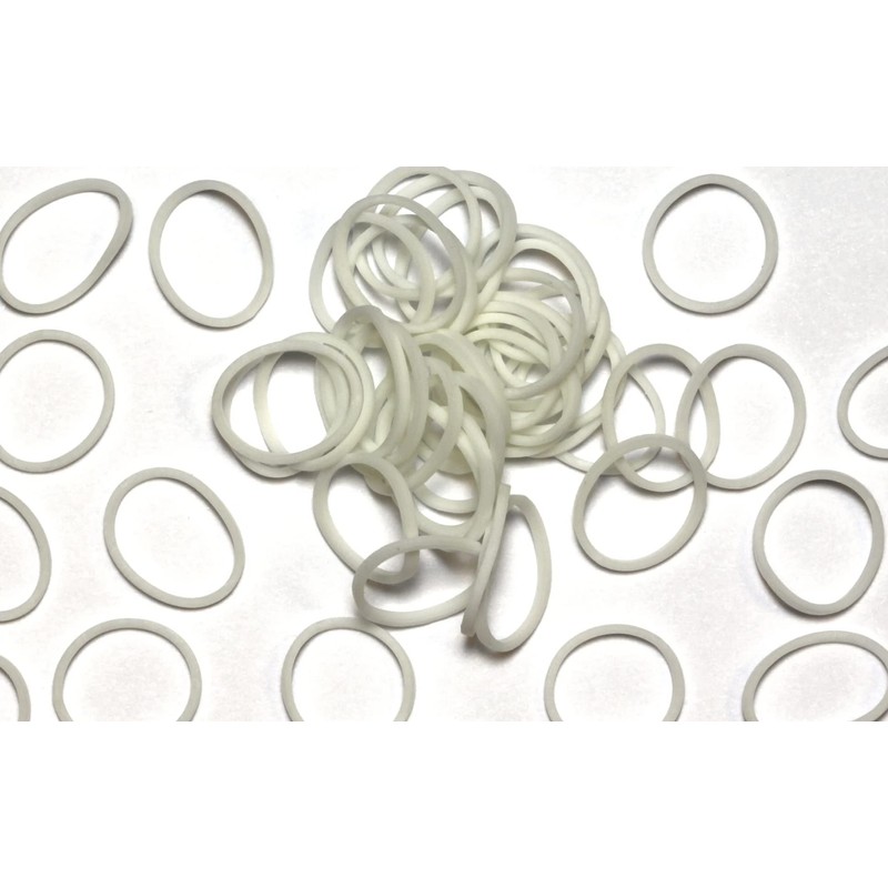 Rainbow Loom® Glow in The Dark Collection: White Rubber Bands