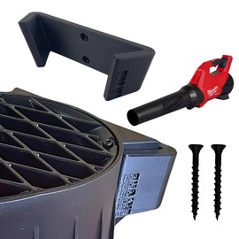 Milwaukee Wall Mount for M18 Leaf Blower | Only Compatible with Models 3017-20 or 3017-21 | Heavy-Duty Black Wall Mounting Bracket Holder Storage Hook with Included Hardware