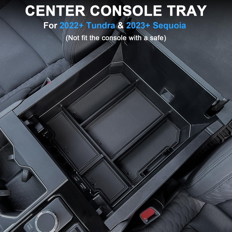 TOPINSTALL 2026 Full Size Console Organizer Compatible with 2022-2026 Toyota