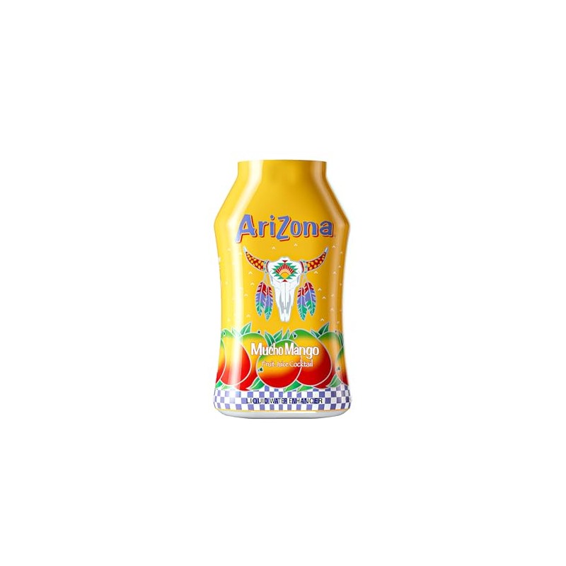 AriZona Mucho Mango Fruit Juice Cocktail - On-the-Go Water Enhancer,