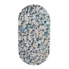 Relaxdays Bath Mat in Stone Look, Non-Slip Bath Mat with