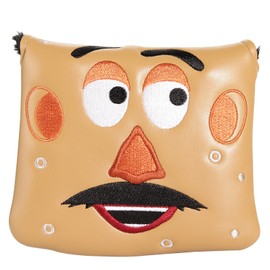 Studio Crafted Golf Boise Baked & Hot Potato Mallet Putter Headcover Magnetic Closure Golf Cover for Mallet Suqare Putters (Mr.Baked Potato)