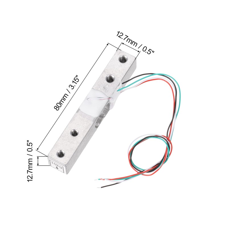 sourcing map Digital Load Cell Weight Sensor 10KG + HX711