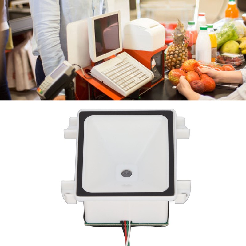 Barcode Scanner 2D Embedded Wired USB Infrared Auto Sensing Desktop