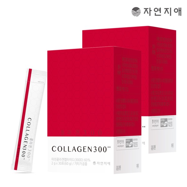 Jayeonjiae Collagen 300 2g x 30 packets x 2 ultra-low molecule fish collagen peptide