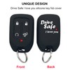 Key Fob Cover for Chevy GMC Accessories 5 Button Smart