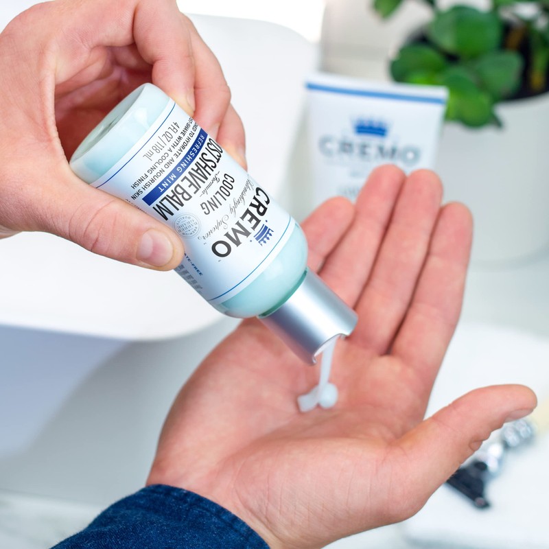 Cremo Cooling Formula Post Shave Balm, Soothes, Cools And Protects