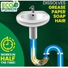 ECO PUNCH Professional Strength Drain Clog Dissolver | Heavyweight Formula