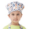 ALIPOBO Kids Apron and Chef Hat Set, Children's Kitchen Cooking