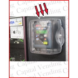 Capital Vending Weather - rain guard for Credit Card Reader Mask -vending  -Nayax & Cantaloupe