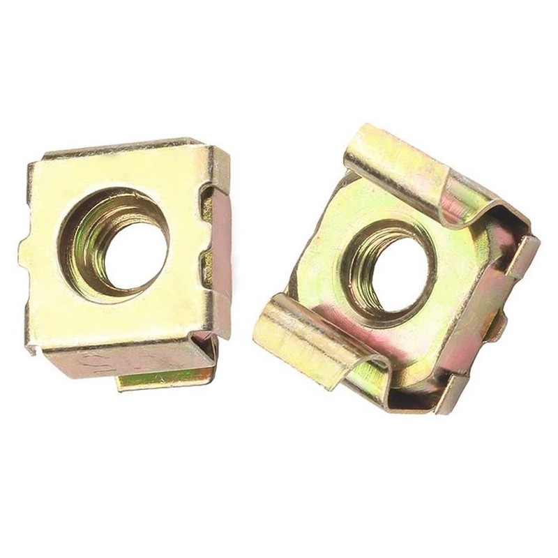 CONPHERON M8 Cage Nuts for Network Cabinets, Carbon Steel Mortise