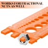 Thread Pitch Gauge Plastic Nut Bolt Identifier Tool Screw Size