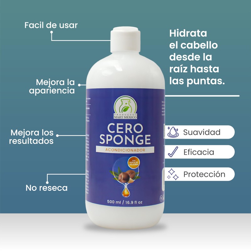 Acondicionador Cero Sponge Productos Mart Mexico 500 Ml