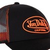 Von Dutch DOM Women Men Adjustable Trucker Cap, orange