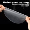 100 Pcs Vinyl Record Inner Sleeves, Anti-Static Round Bottom Inner