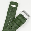BARTON WATCH BANDS, 18mm Army Green - Tropical-Style 2 Watch