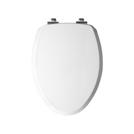 Mayfair 144nisl-000 Slow Close Elongated Toilet Seat, Molded Wood, White