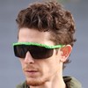 FLAWLESS EYEWEAR Semi Rimless Performance Wrap Around Sport Style Retro
