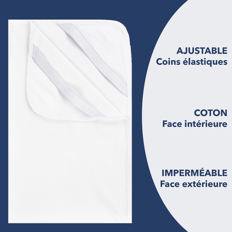 Lovely Hippo Next 2 Me Waterproof Mattress Protector 83 x