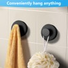 flintronic 4 Pcs Vacuum Suction Cup Hooks, Waterproof Reusable Heavy