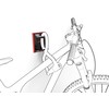 Meliconi MyBike Wall Anti-Theft Device Easy to Install Anti-Theft System
