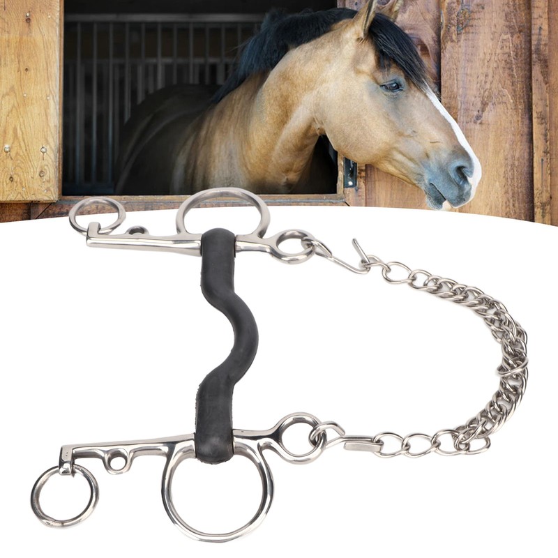 Horse Mouth Bit Stainless Steel Safe Rustproof Hand Polishing Horse