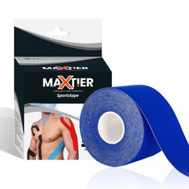 Kinesiology Tape 5m Roll Elastic Water Resistant Knee Athletic Physio Muscle Support Multi-Purpose Cohesive Bandage Wrap Sports Shoulder Elbow Waterproof Strips Tapes