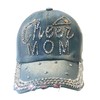 Popfizzy Cheer Mom Hat for Women, Rhinestone Cheer Mom Gifts,