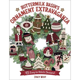Buttermilk Basin's Ornament Extravaganza: 45 Easy-to-Stitch Designs!