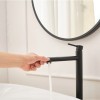 Single Hole Single Handle Black Gold Bathroom Vessel Sink Faucet