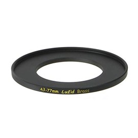 LUŽID X2 Brass 43mm to 77mm Step Up Filter Ring Adapter 43 77 Luzid