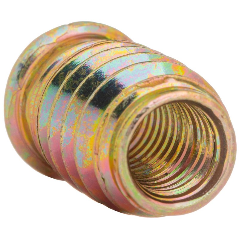 YoiYee Wood Furniture M8 x 22 mm Threaded Insert Nuts