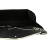 Girly Handbags Womens Envelope Clutch Bag - Black