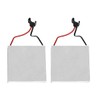 2PCS Fireplace Fan Accessories Motor Generator Sheet Stove Burner Fan