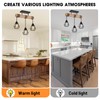 Feanron 3-Lights Farmhouse Dining Room Pendant Light Fixtures Over Table,