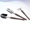 Hemoton Handheld Garden Tool Set 3 Pieces Mini Rake Shovel
