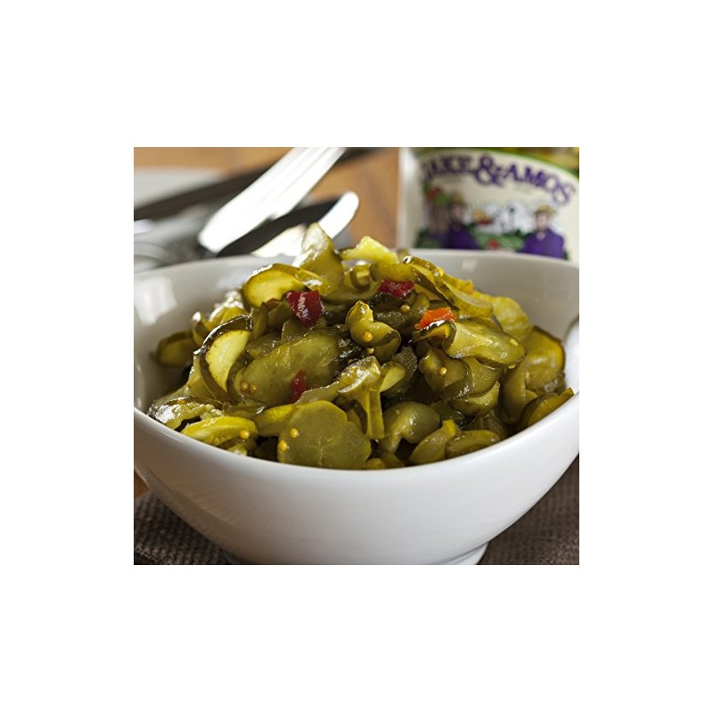 Jake & Amos Million Dollar Pickles, 16 Oz. Jar (Pack