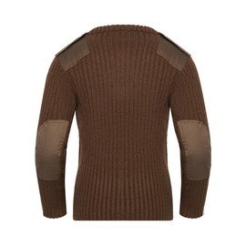 Fort Workwear Youth Crew Neck Commando Sweater - Military-Style Pullover - Little Kid and Big Kid Sizes - 13-14 Years Olive