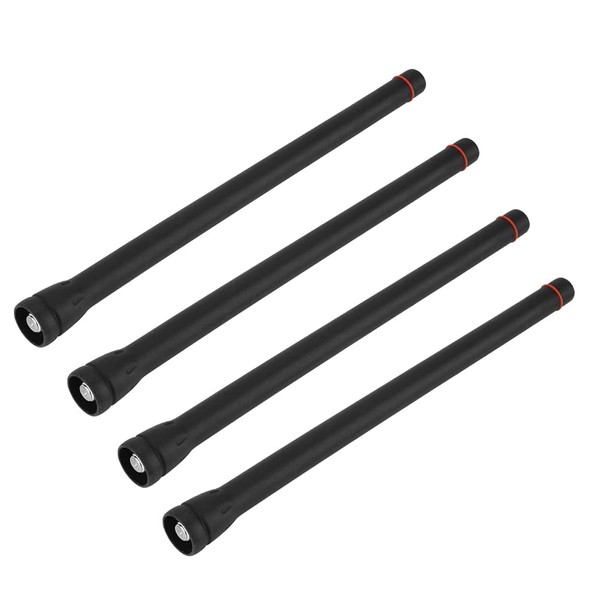 Handheld Radio Antenna, 4 Pieces Portable FM Rubber Handheld Radio