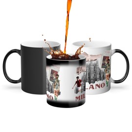 Thermoreagierende Tasse Magische Tasse – Milano Vintage Mailand Italien Travel Fashion – 325 ml