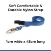 ID Lanyard Neck Strap with Metal Clip and Breakaway Safety