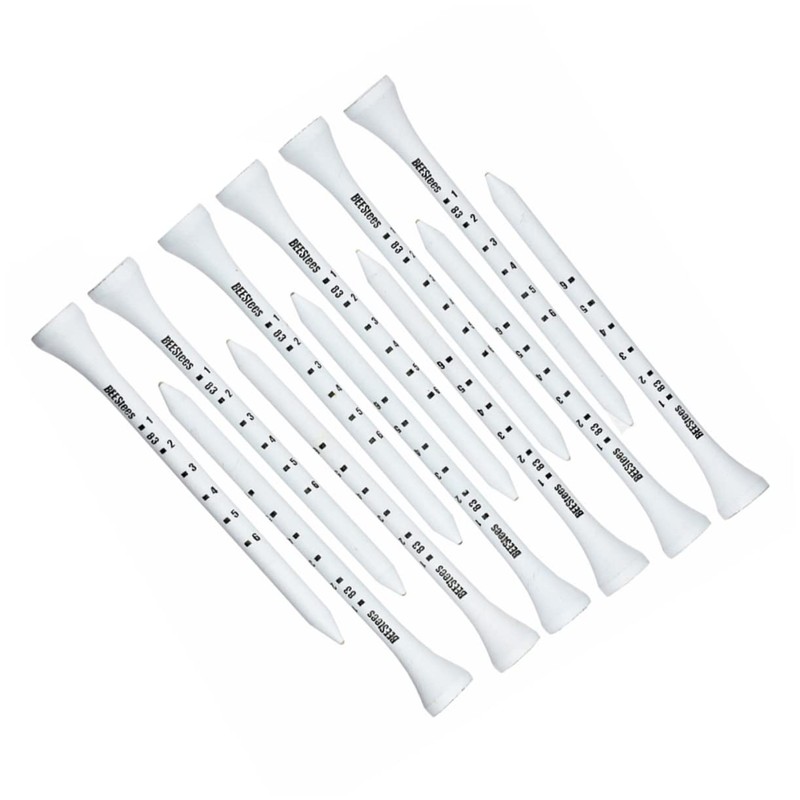 Outanaya Wooden Golf Tees Scale 50 Pack Sturdy Easy to