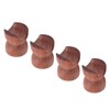 4PCS HiFi Speaker Cable Wire Bracket Wooden Shockproof Insulation HiFi