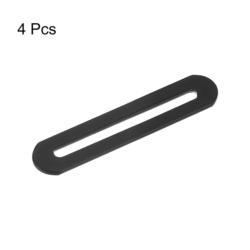 uxcell Adjustable Corner Code, 4Pcs 90x19mm - Stainless Steel Flat